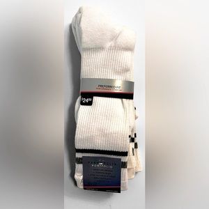Perry Ellis Mens Tube Socks. 3 pack. Size 7-12.